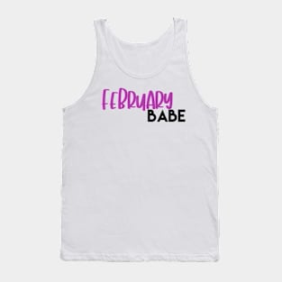 February babe Tank Top